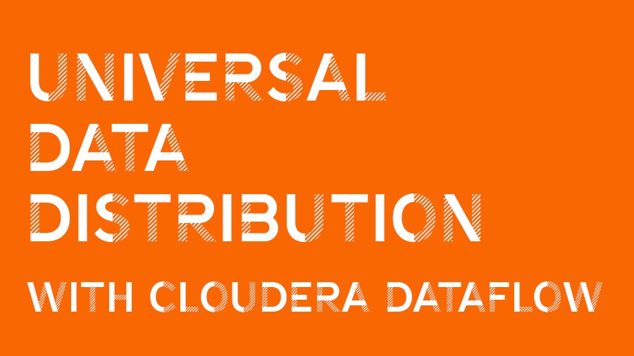 通用数据分发与Cloudera DataFlow的公共云视频图像